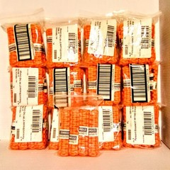 Everbuilt 550 Paracord 7 Strand Large Orange Survival Bracelets – Lot Of 104