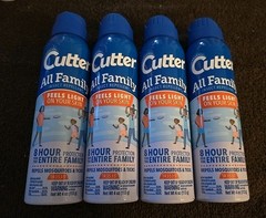 4 Cutter All Family Mosquitoes & Ticks Repellant Spray 4 oz (M014)