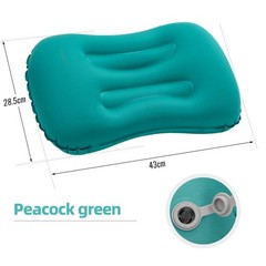 Lightweight Inflatable For Camping Pillow with Neck Support for Travelers