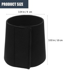 Reusable Black Neoprene Coffee Cup Sleeves Insulated Sleeve for Hot Cold Drinks