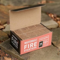Odorless All-Natural Paraffin Wax Fire Starters for Charcoal Grilling, 48-Count