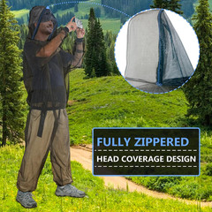 Mosquito Suit for Outdoor Protection from Flies,Gnats,No-See-Ums,Midges-M | Mosq