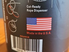 Rapid Rope Canister 120ft Orange 1100lb Tensile Strength Cut Ready Dispenser