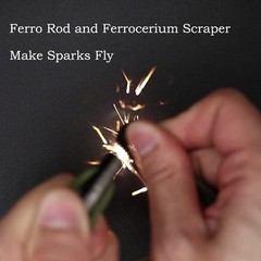 Fire Starter Necklace Survival Paracord Necklace With Flint And Steel Bushcraft