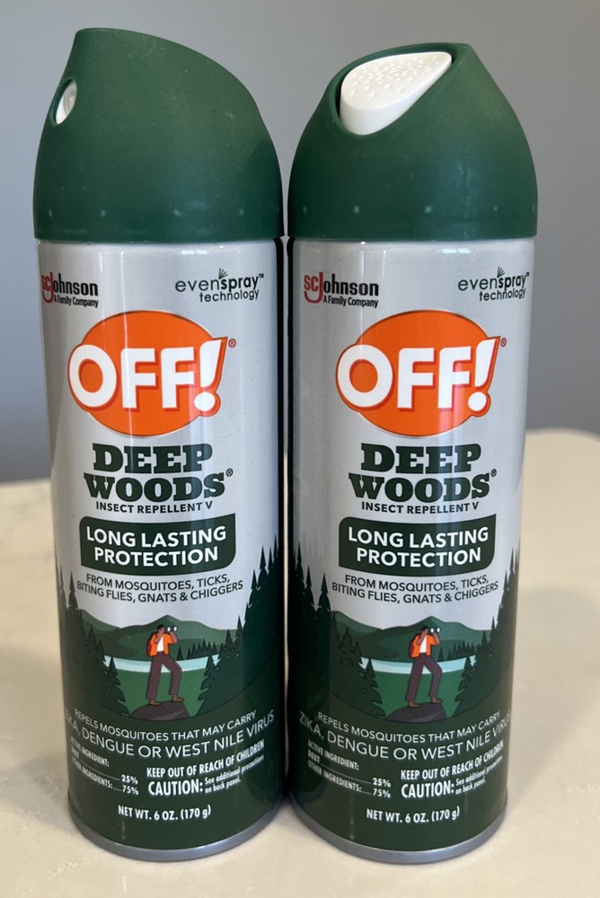 Lot 2 OFF! Deep Woods Insect Repellent Aerosol Bug Spray Long Lasting Protection