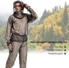 Outdoor Anti Mosquito Suit Clothing Net Mesh Bug Jacket Yarn Mittens Socks Pants