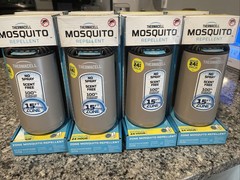 Lot Of 4 Thermacell Patio Shield 15FT Zone Mosquito Repellent FREE 24hr PACK