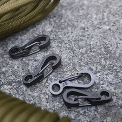 40PC Spring Backpack Clasps Climbing Carabiners Keychain Camping4568