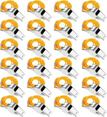 Whistles, Stainless Steel Sports Loud Crisp Sound Whistles with Lanyard,Whistles