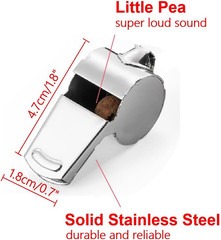 12 Pack Sport Whistles with Lanyar for Coaches, Referees and Officials, Loud Cri