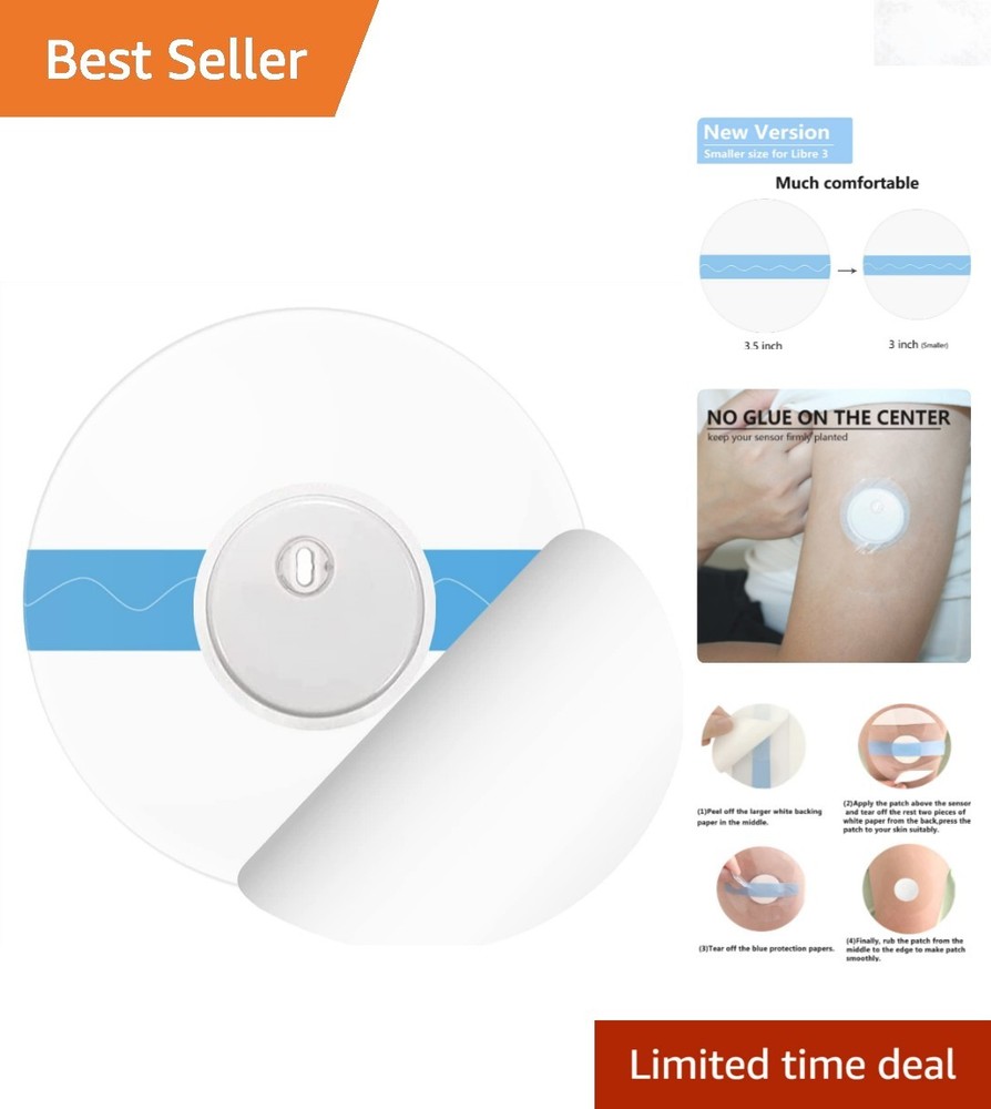 Waterproof Sensor Covers for Libre 3 50 Pack Overpatch for Libre 3 Plus