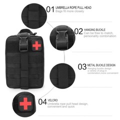 Tactical First Aid Pouch Kit Survival Military Medical Bag Utility Emergency Bag