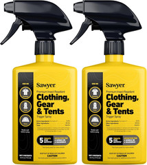Sawyer Products Premium Insect Repellent for Clothing, 24 oz 2 Pk Gear & Tents,