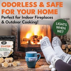 Superior Trading Fire 30 Extra Large pods, Waterproof for Indoor/Outdoor