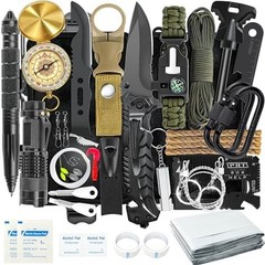 Survival Kit 37 in 1 Survival Gear, Survival Gear Tool Emergency Gift
