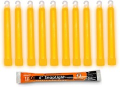 Lot of 10 Orange Cyalume Lightsticks Emergency Survival Fishing Camping EXP 2023