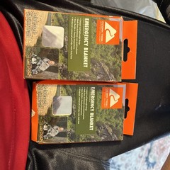 Ozark Trail Outdoor Equipment Emergency Blanket 52″x 82.5″ NIB Lot Of 2 Packs