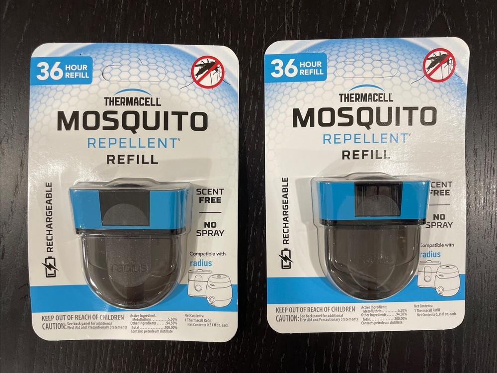 2 Thermacell Mosquito Repellent Refill 36 Hours ER136 5034 NEW