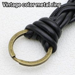 Air Horns Pull Cord – 14.5″ Heavy Duty Braided Synthetic Leather Black