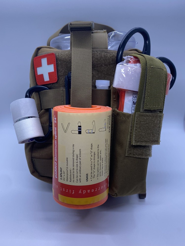 Individual First Aid Kit (IFAK) Condor Coyote Brown with Ethicon Suture Kit