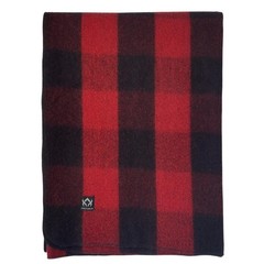 Checked Wool Blanket, 2kg, Warm, Heavy, Washable, Large, Ideal for Camping, Ou…