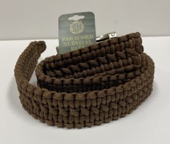 Stone River 550 lb Paracord Survival Belt Size Small 28-32 Waist Coyote SRG1SBSO