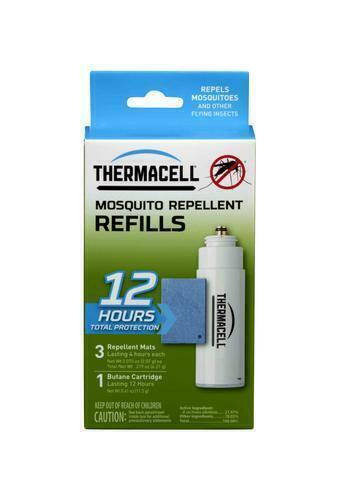 Thermacell Refills Mosquito Repellent 3-Mats and 1 Butane Cartridge 12 Hour