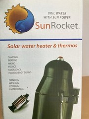 SunRocket Solar Water Heater and Thermos Opened Never Used