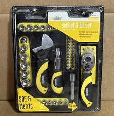 Toolworks 53pc SAE & Metric Socket & Bit Set #TW203