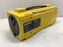 MultiTech Life+Guard XR-20 Emergency AM/FM Band Radio Siren Flashlight Generator