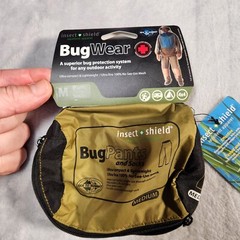 BugWear Pants Adult Medium Ultra Fine Mesh No-See-Um Bug Protection