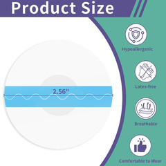 60Pack Waterproof Libre 3 plus Sensor Covers | Freestyle Adhesive Patch