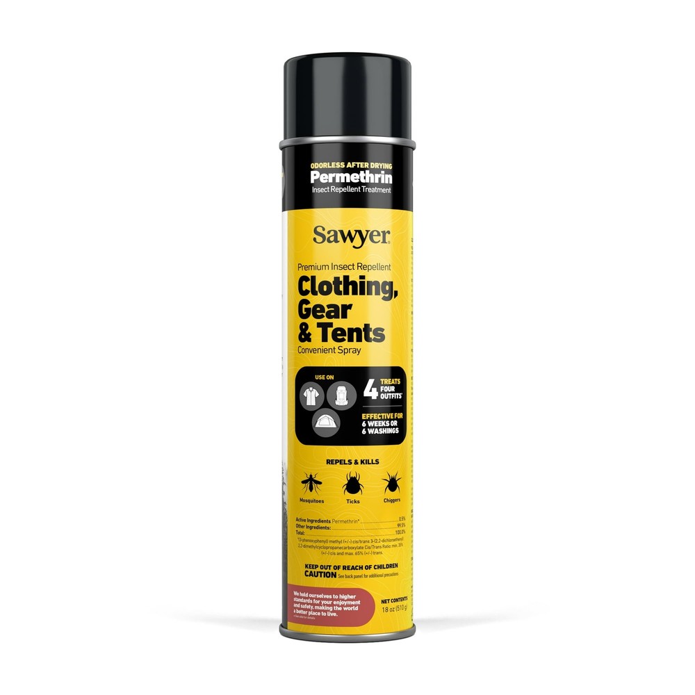 Sawyer Products Premium Permethrin Insect Repellent Aerosol Spray 18OZ