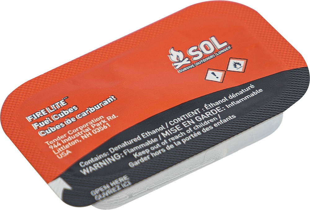 Sol Fire Lite Fuel Cubes Camping Outdoor Fire Starter – 12 Pieces