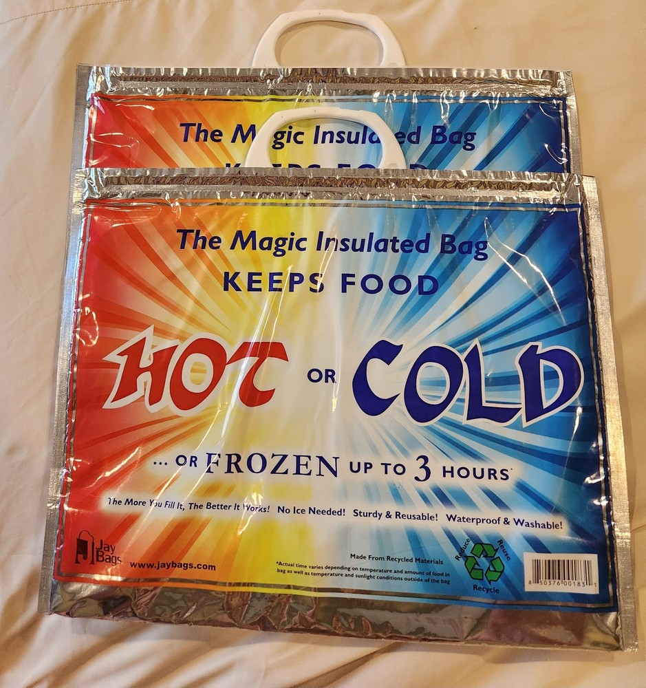 Jay Bags Regular Hot or Cold Bag, 12 x 15 Set Of 2