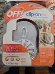 Pair OFF! Clip On Mosquito Repellent and Refill