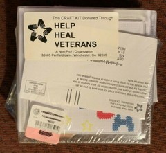 Help Heal Veterans USA Craft Kit New Sealed