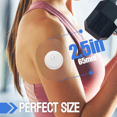 – Libre 3 Sensor Covers-60 Pack Waterproof Adhesive Patches -Transparent CGM Tap