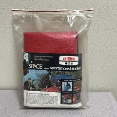 Vintage Thermos All-Weather Space Brand Sportsman’s Blanket Red 56”x84”