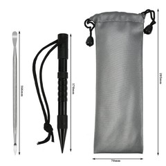 14Pcs Paracord Stitching Set Stainless Steel Lacing Needles FID Knotter Tools