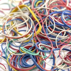 Officemate Assorted Size and Color Rubber 0.05 x 5.75 x 1.75 inches,