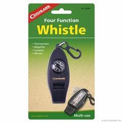 12 Pack – Four Function Camping Tool & Whistle – 0044