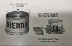 Vintage Sierra Stove solid fuel Camp Camping Backpacking stove ZZ Corp NIB
