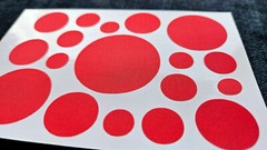 x-repair 18pcs Self Adhesive Repair Patches Circles Repair Stickers Nylon