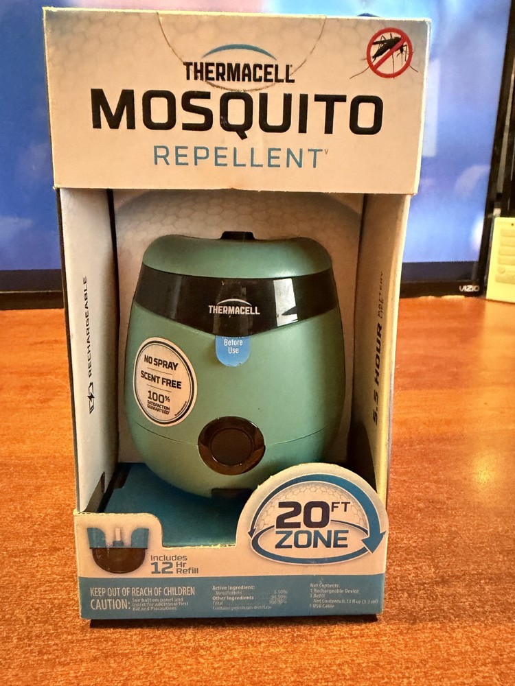Thermacell Mosquito Repellent E-Series Rechargeable 12 Hour Refill-Blue