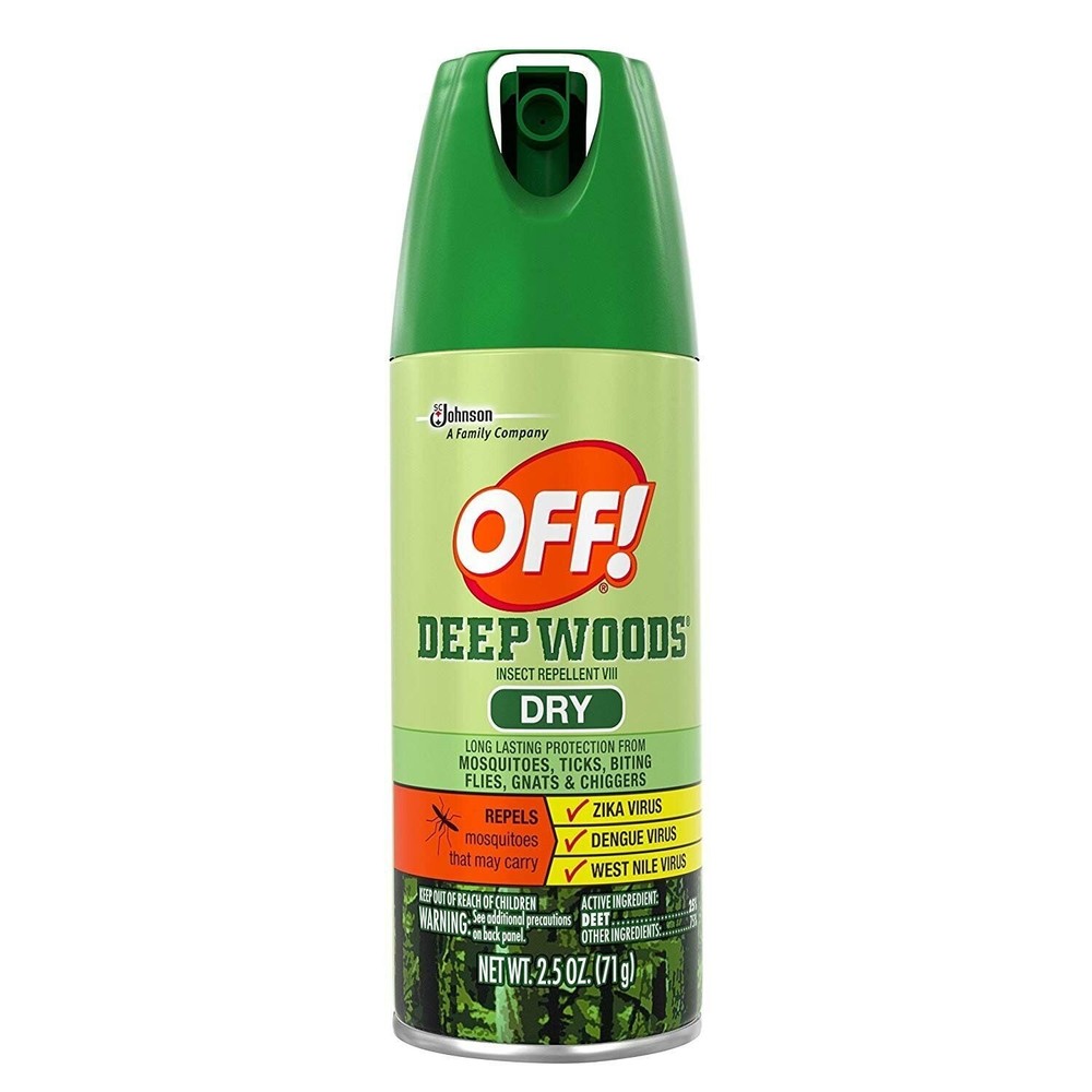 OFF! Deep Woods Dry Aerosol, 2.5 Ounce