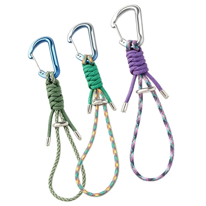 Durability Paracord Straps Aluminum Clasps Secure Fastening Camping Essential