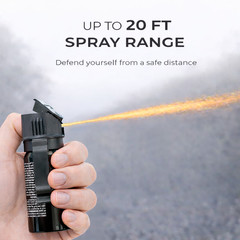 Burn 3 Pack Pepper Spray 1.35oz Police Strength OC Safety Lock Self Defense