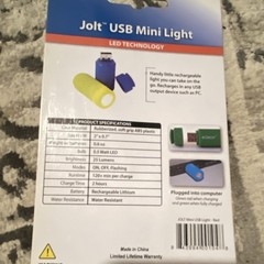 Rite in the Rain 1735 Journal & eGear Jolt USB Mini Light, Yellow/Red