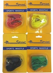 Lifeguard Safety Whistle with Lanyard Sprint Aquatics Pealess Emergency CHOOSE